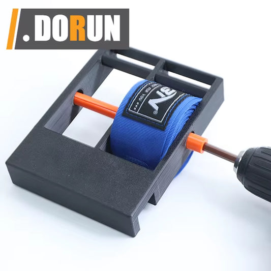 Portable Hand Wrap Roller - Plastic Portable Electric Tool Easy Hand Wrap Roller - Fits All Lengths Boxing & MMA Size Hand Wraps