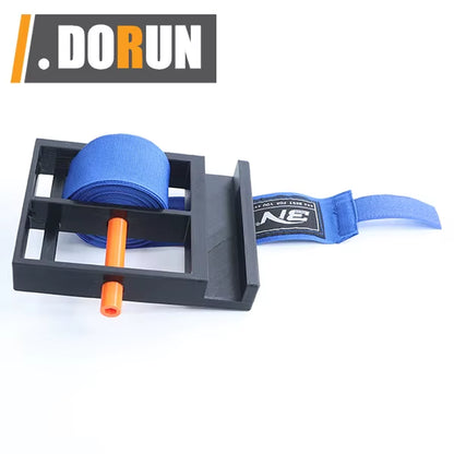 Portable Hand Wrap Roller - Plastic Portable Electric Tool Easy Hand Wrap Roller - Fits All Lengths Boxing & MMA Size Hand Wraps